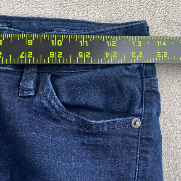 Guess Women's Vintage Jeans Size 26 Kate Bootcut Blue Denim Frayed Hem Casual - Picture 4 of 16